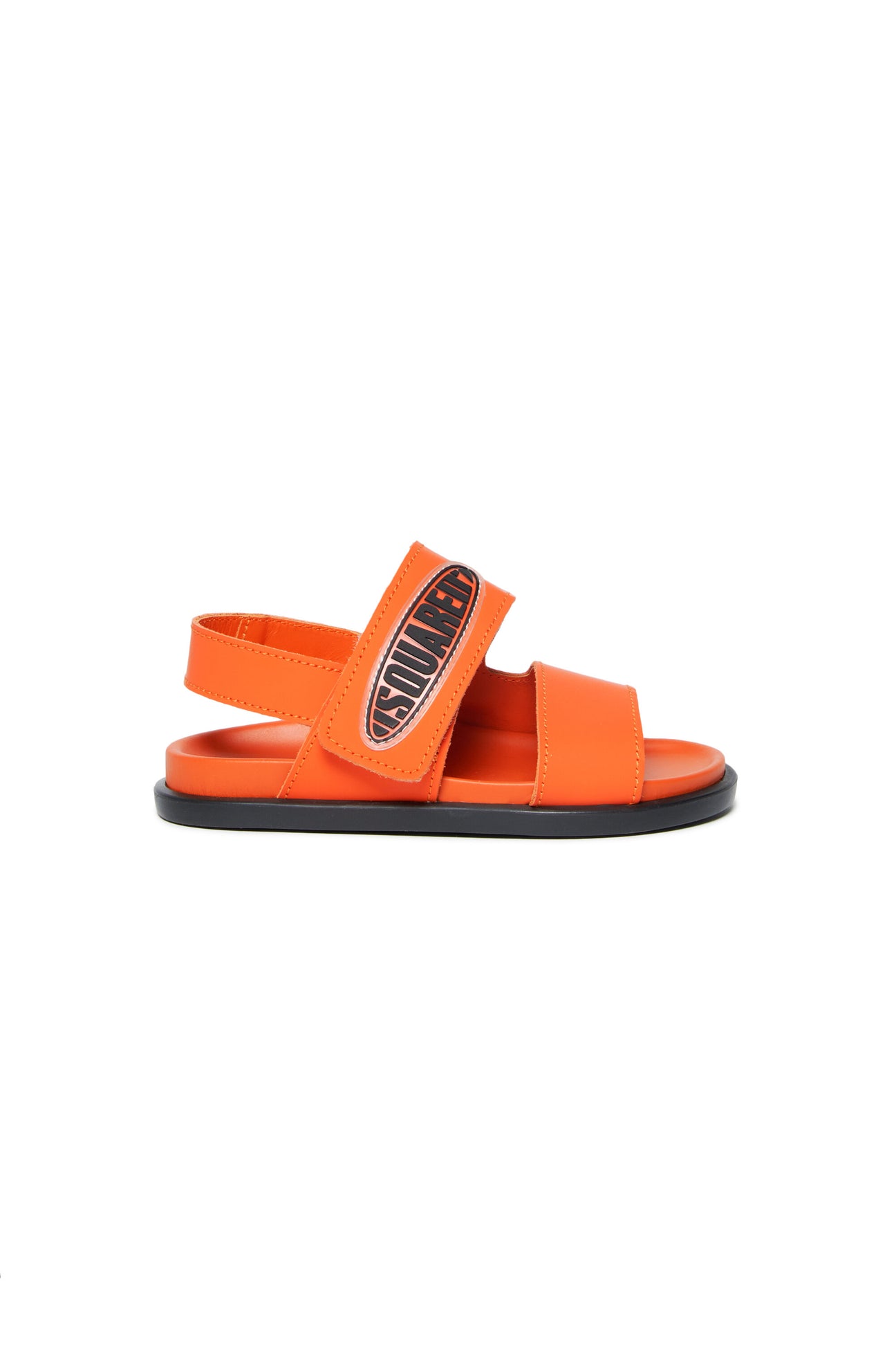Slingback sandals with surf logo patch 