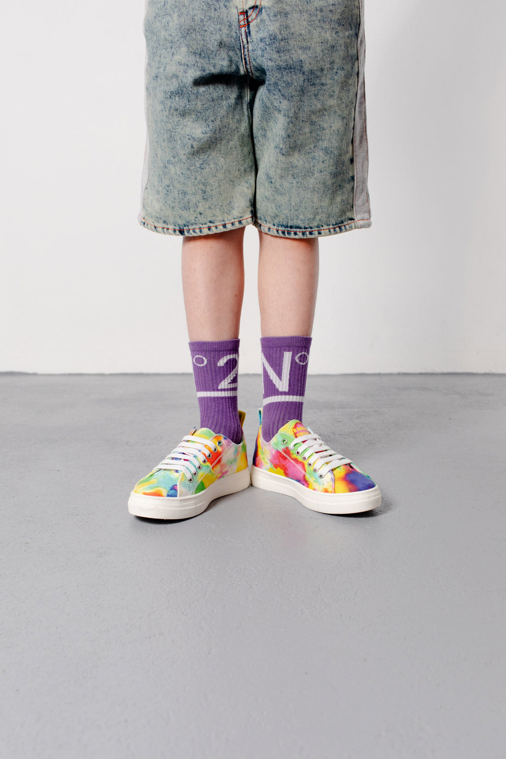 Zapatillas deportivas bajas allover multicolor
