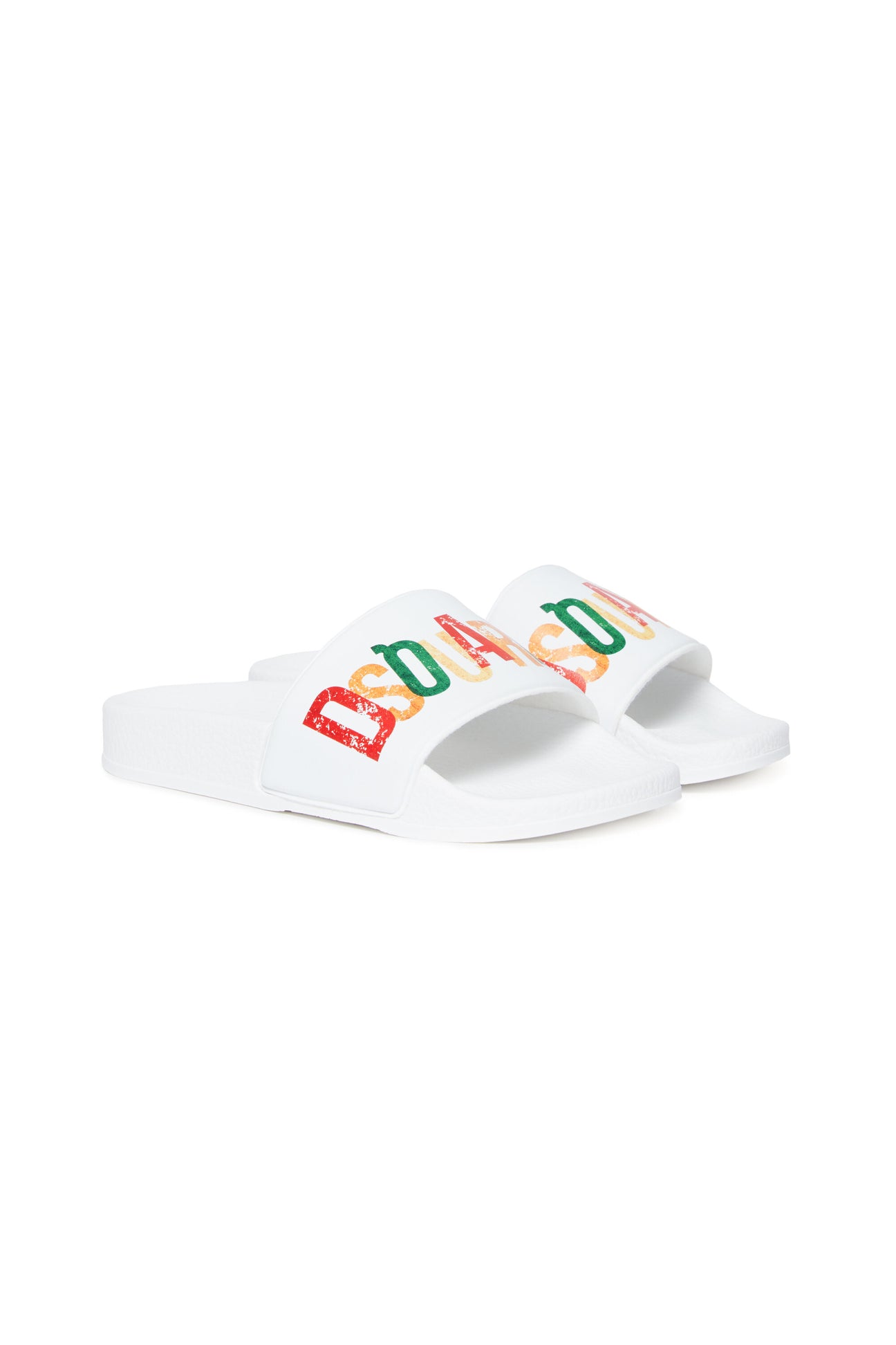 Multicolor branded slide slippers Multicolor branded slide slippers