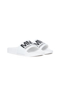 Slide slippers with logo
