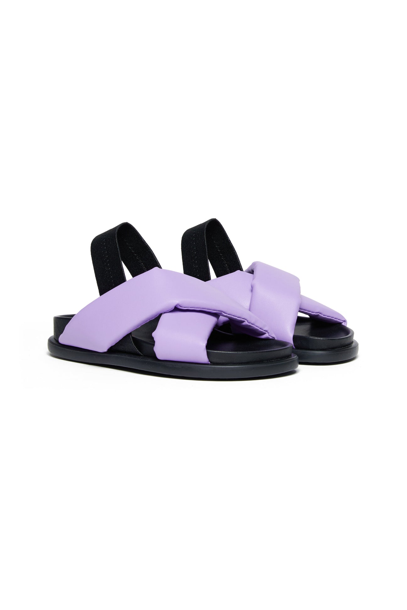 Criss-cross sandals in faux leather Criss-cross sandals in faux leather