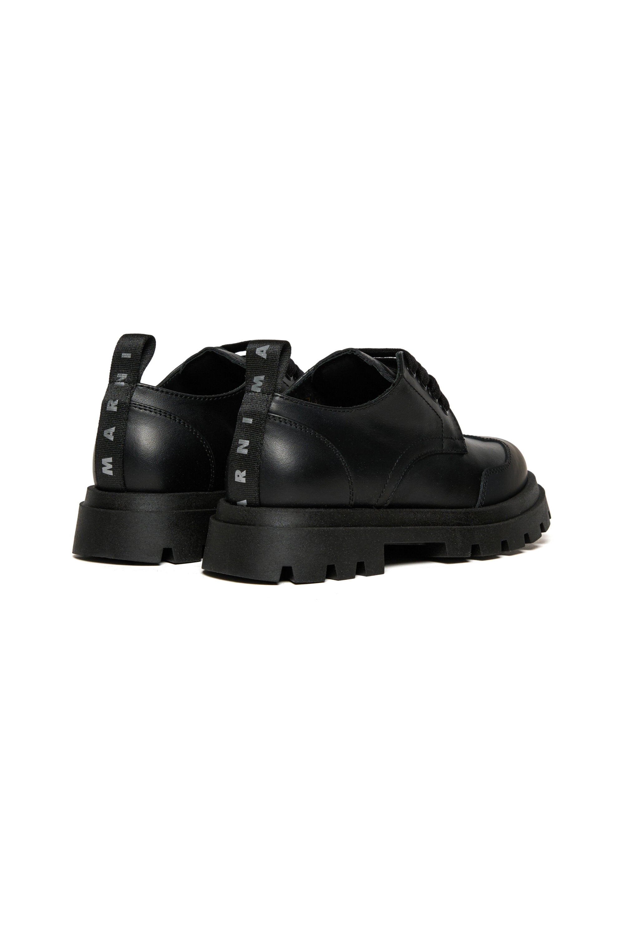靴 MARNI Leather Derby Boots black size44 MARNI girls' branded Chelsea boots | BRAVE KID