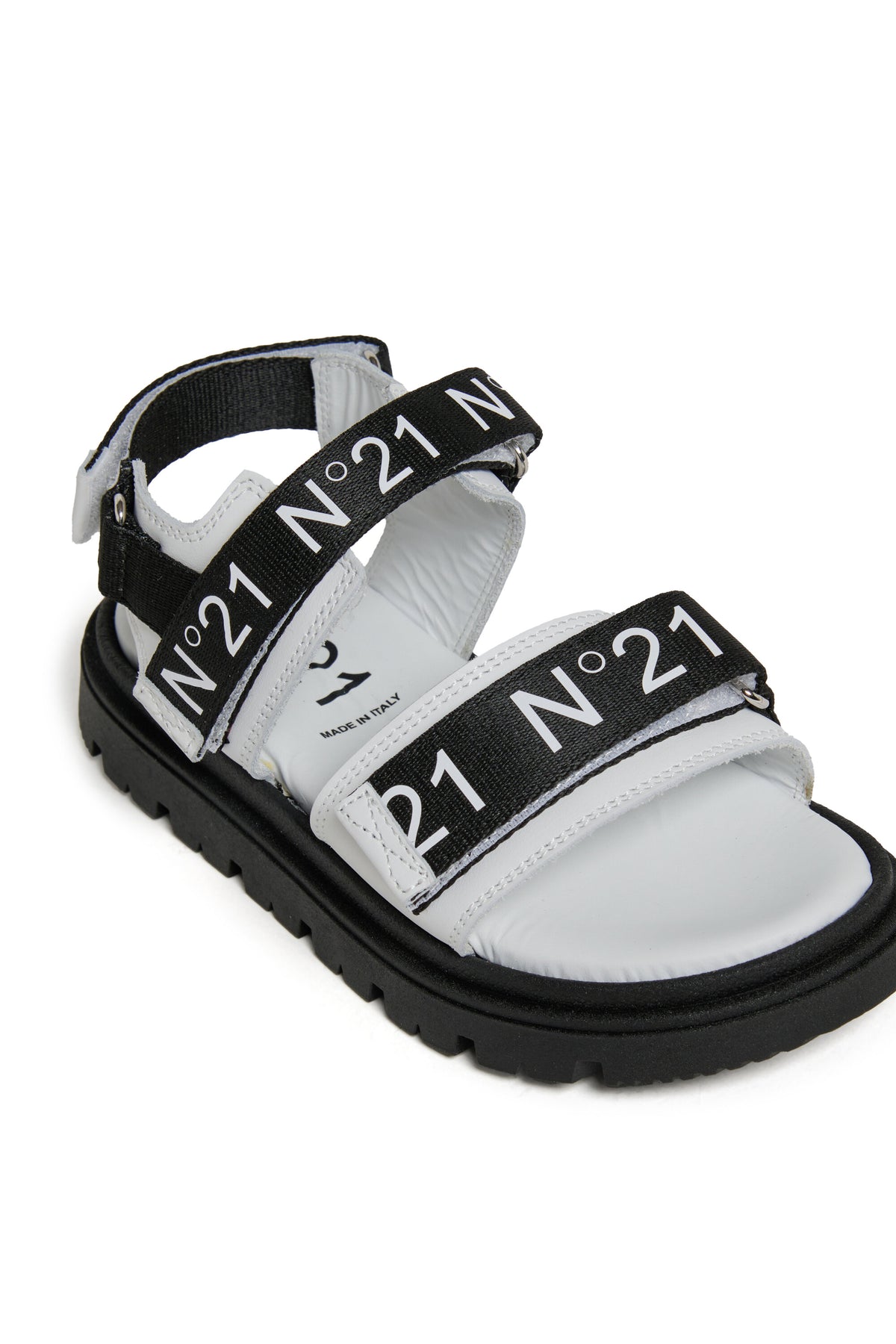 Sandalias de plataforma con correas con logotipo