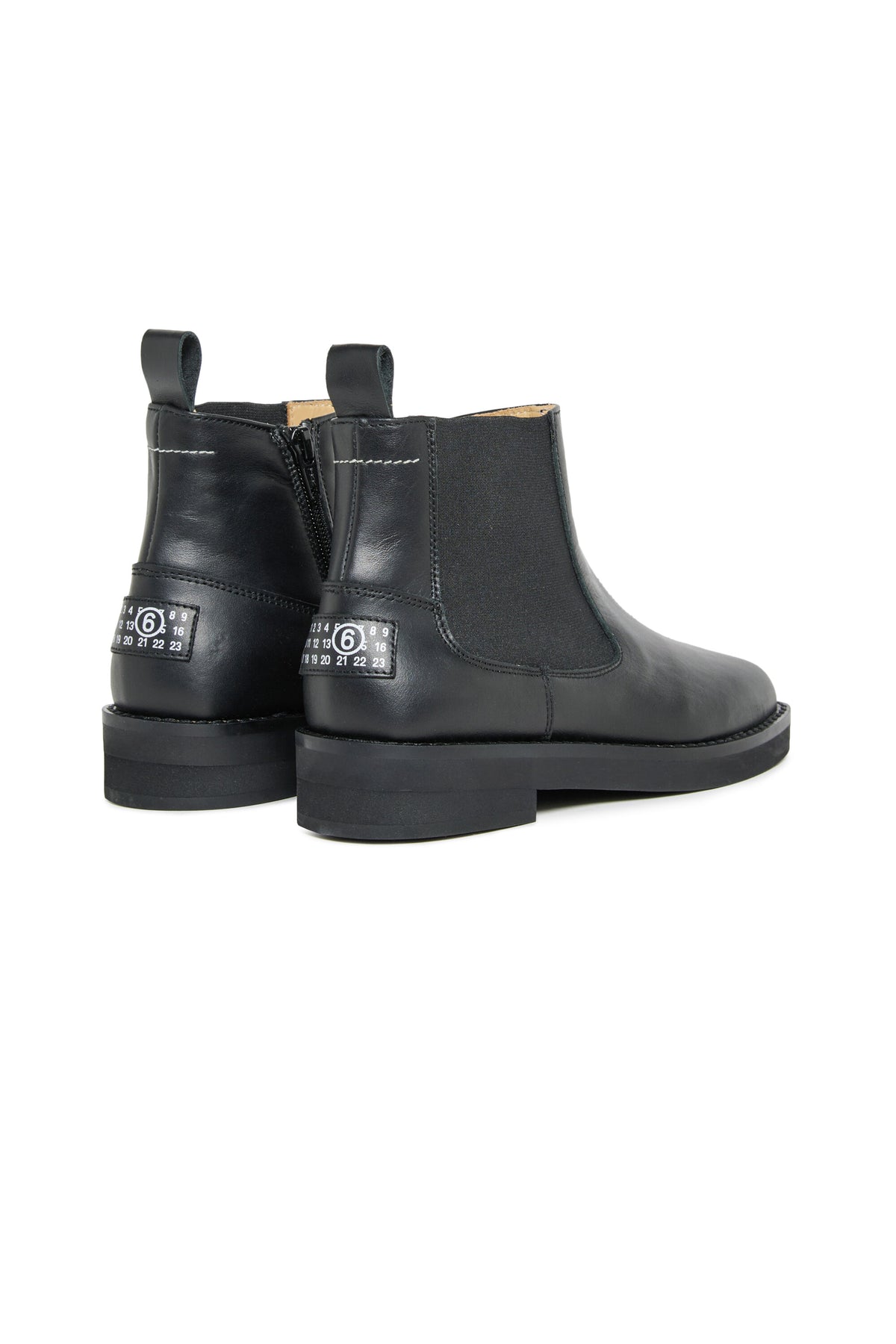 Botas Chelsea de piel con logotipo