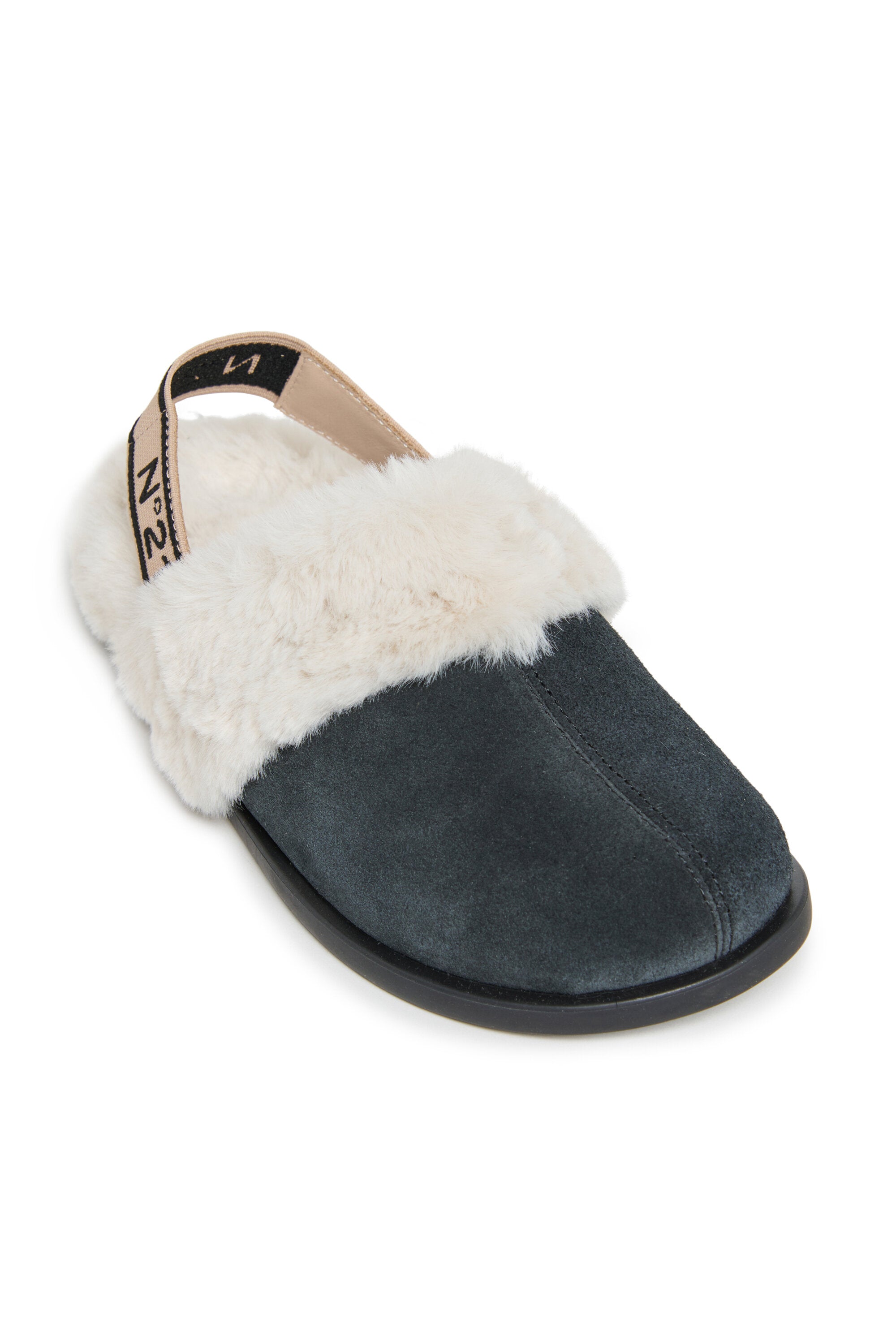 Fussbett mules slippers with logoed elastic band