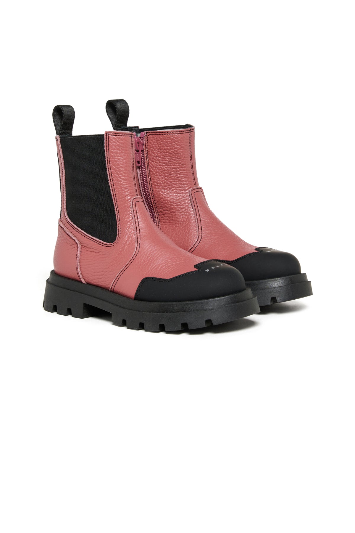 Botas Chelsea con logotipo en la puntera