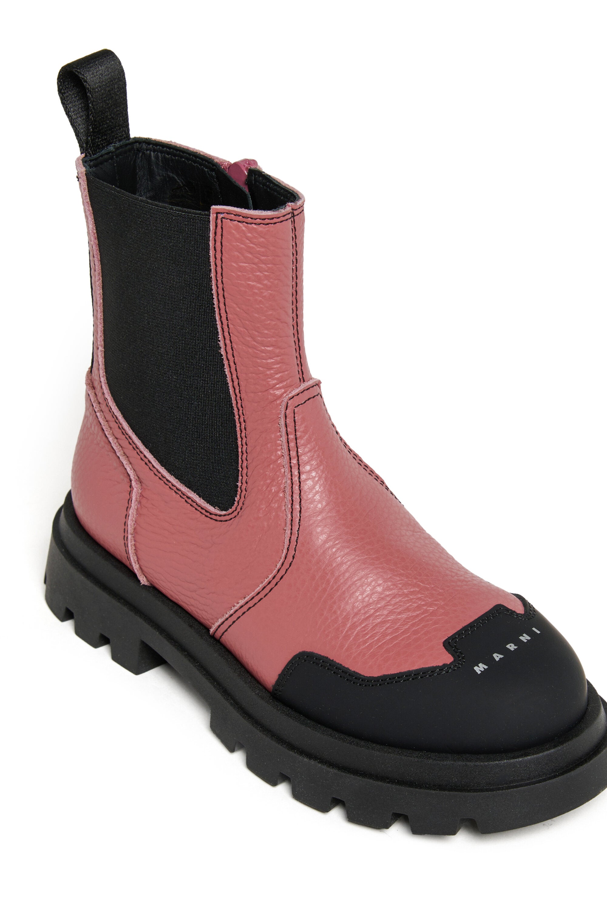 Botas Chelsea con logotipo en la puntera