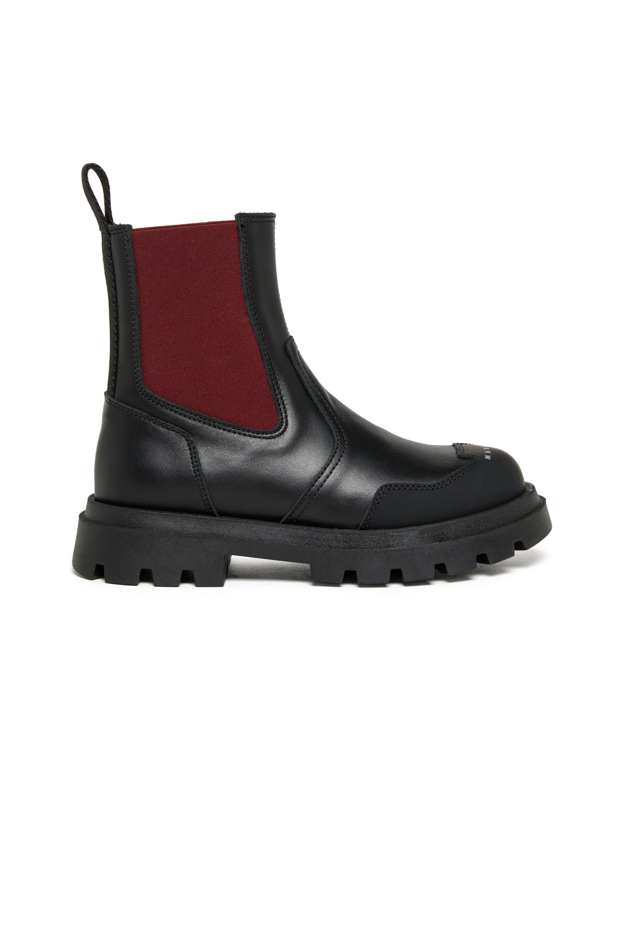 Botas Chelsea con logotipo en la puntera