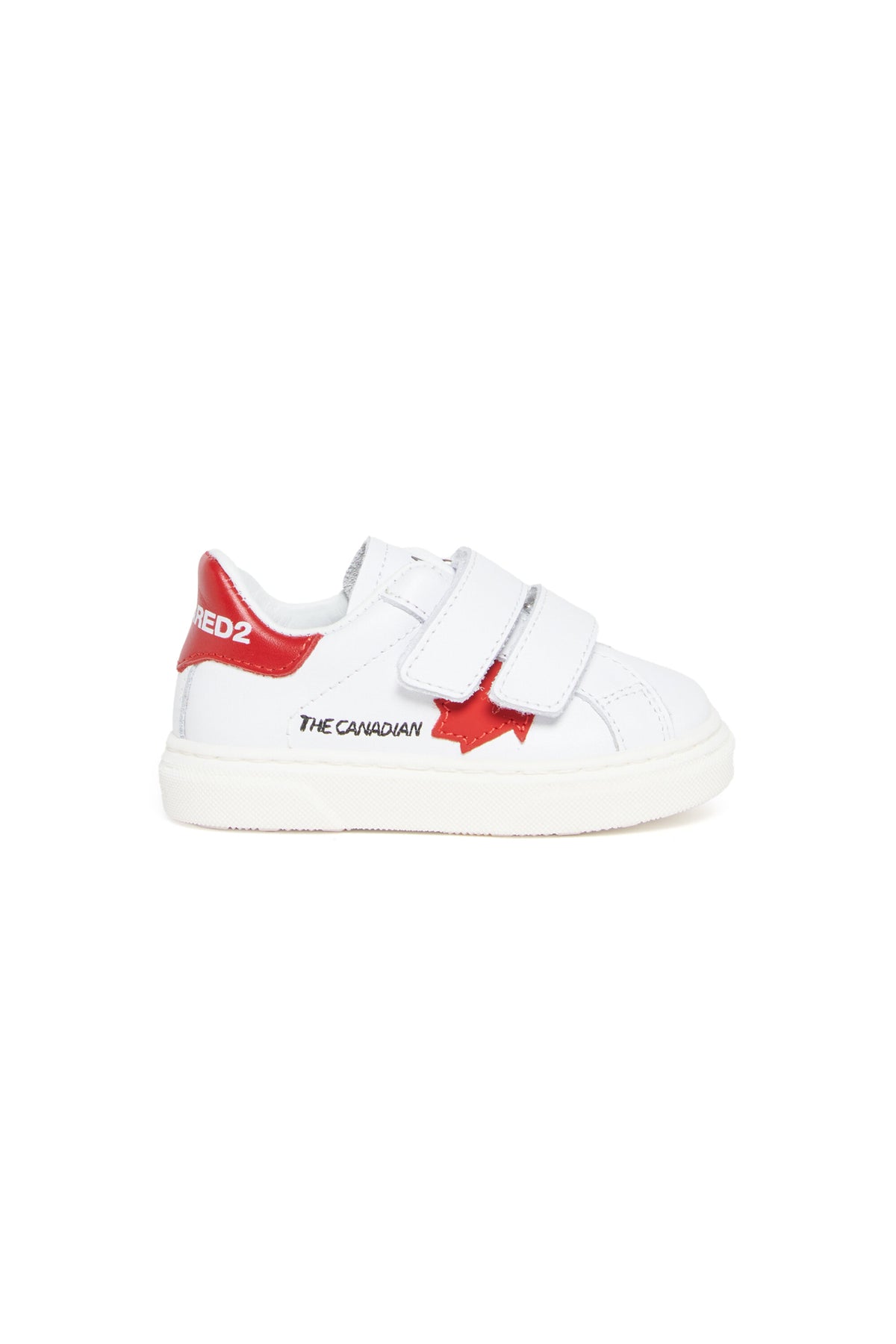 Zapatillas bajas de cuero con Maple Leaf