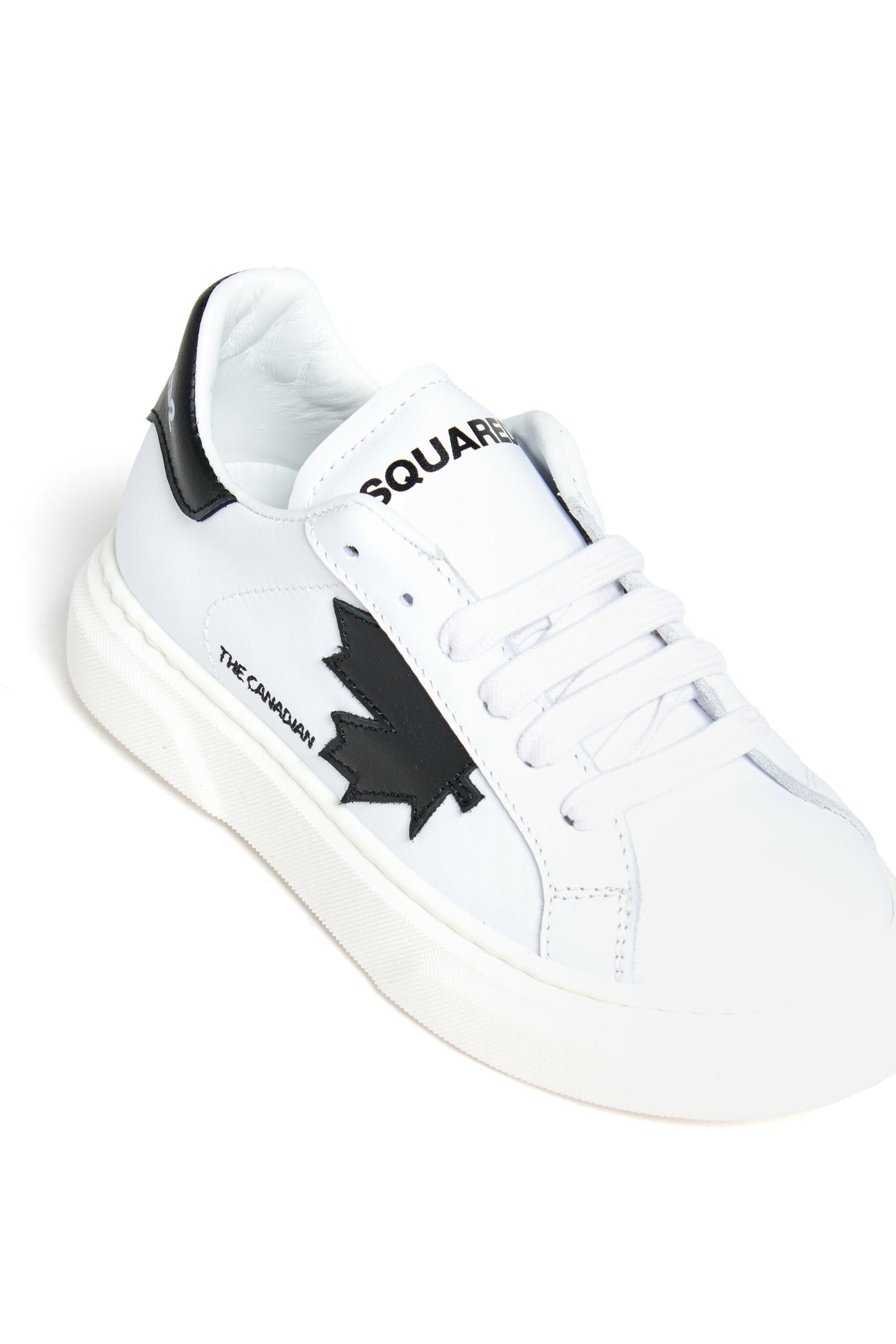 Zapatillas bajas de cuero con Maple Leaf