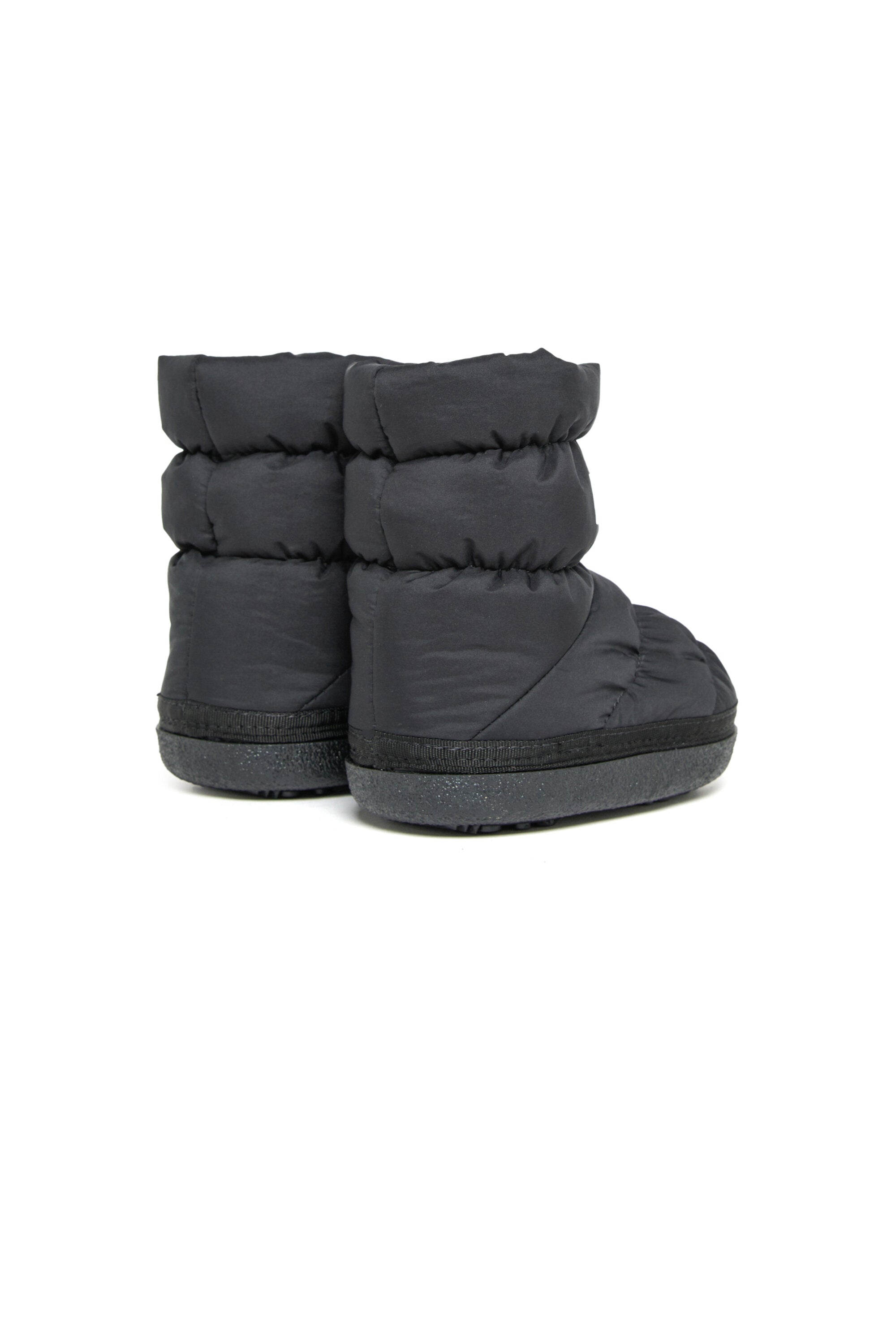 DSQUARED2 スノーブーツ ブラック DSQUARED2 child's tall snow boots with logo | BRAVE KID