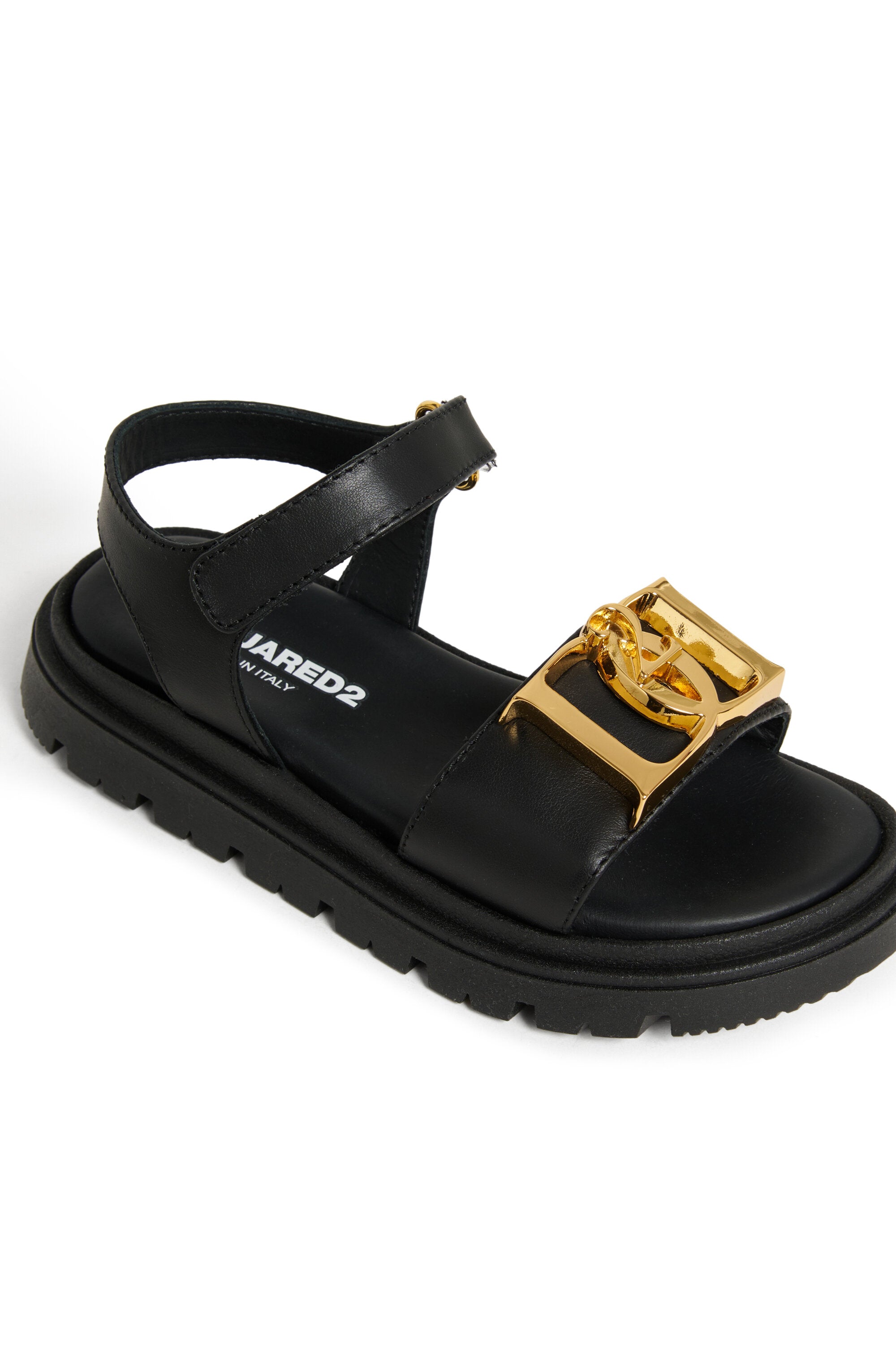 Sandalias con hebillas decorativas