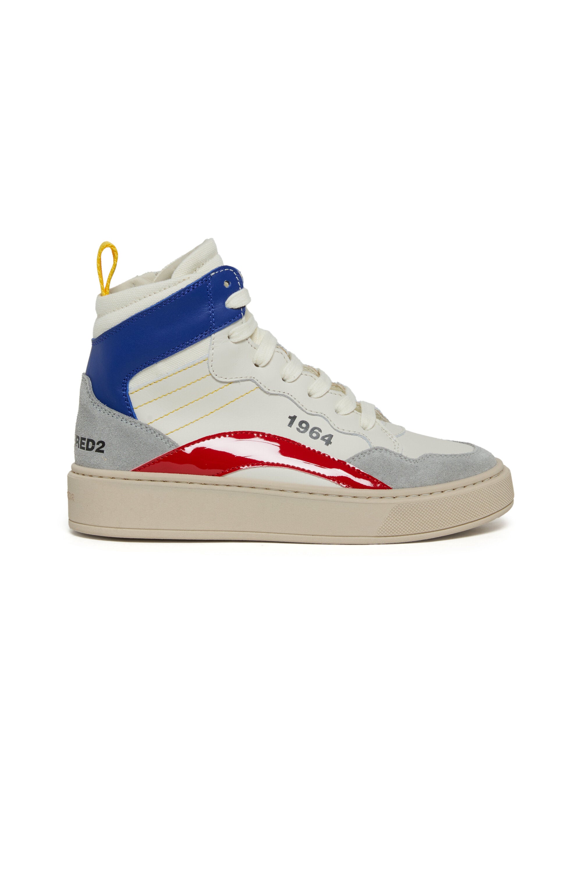 Zapatillas altas color block con logotipo