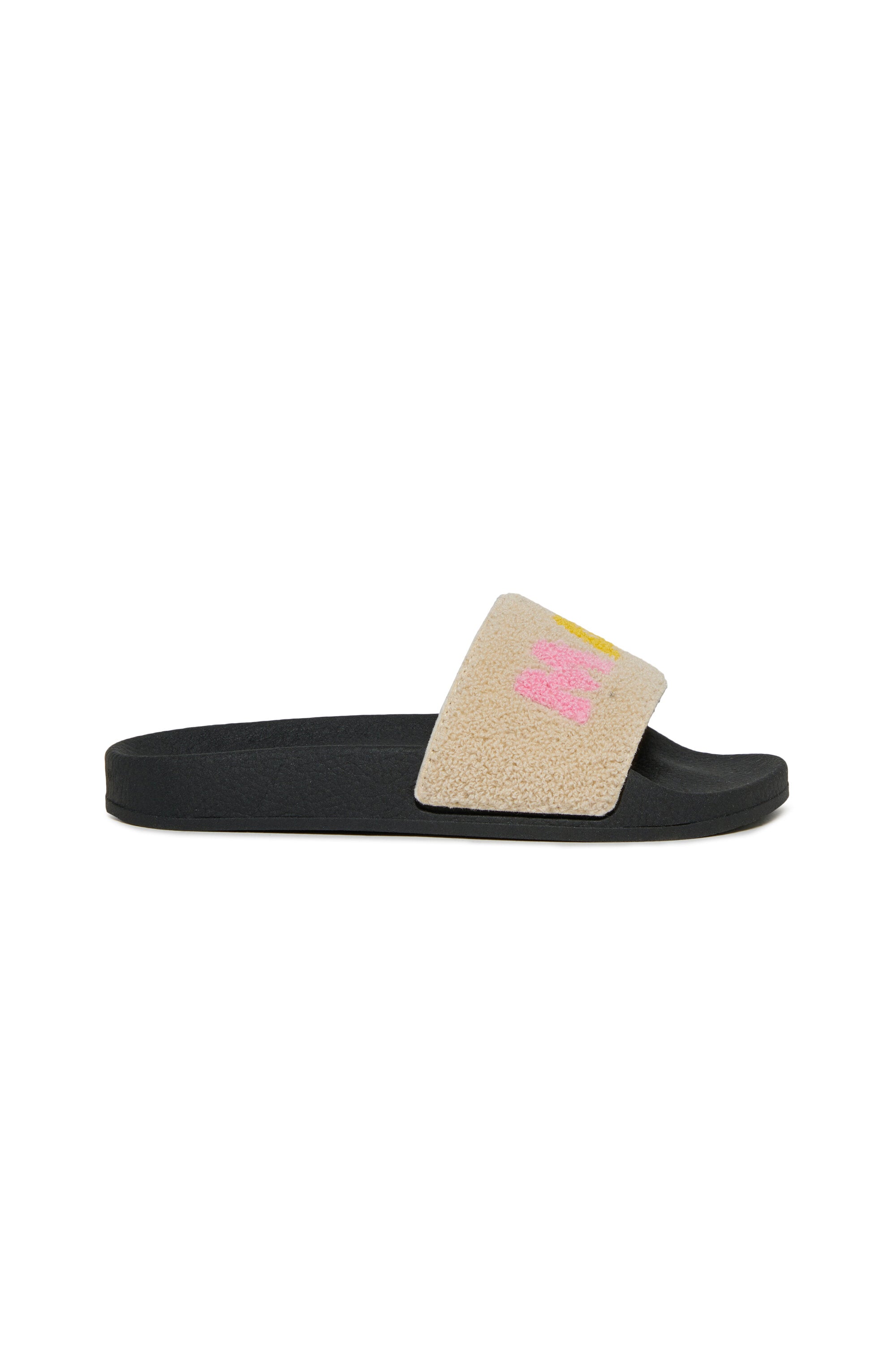 Sandalias tipo slide con logo