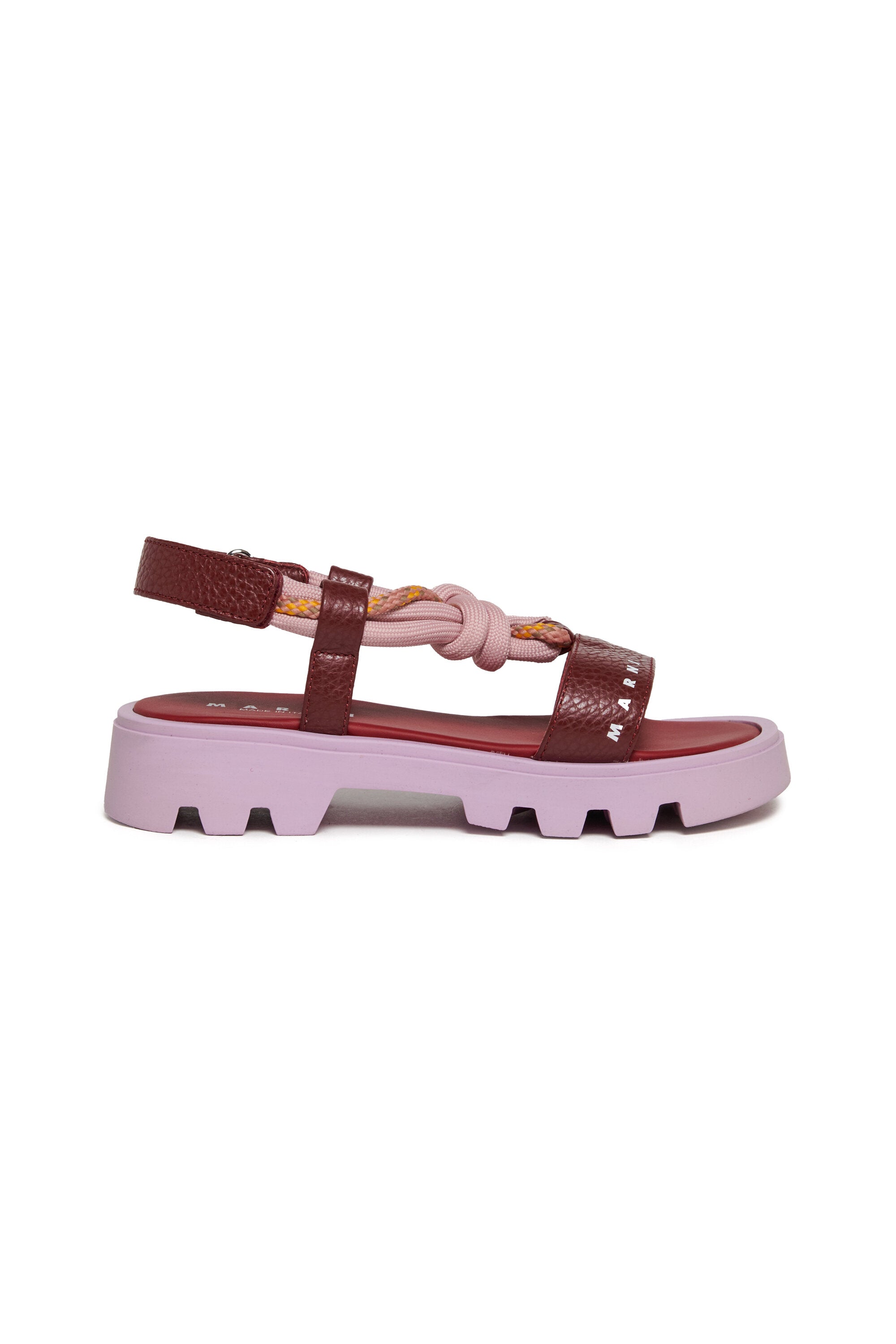 Sandals with logo