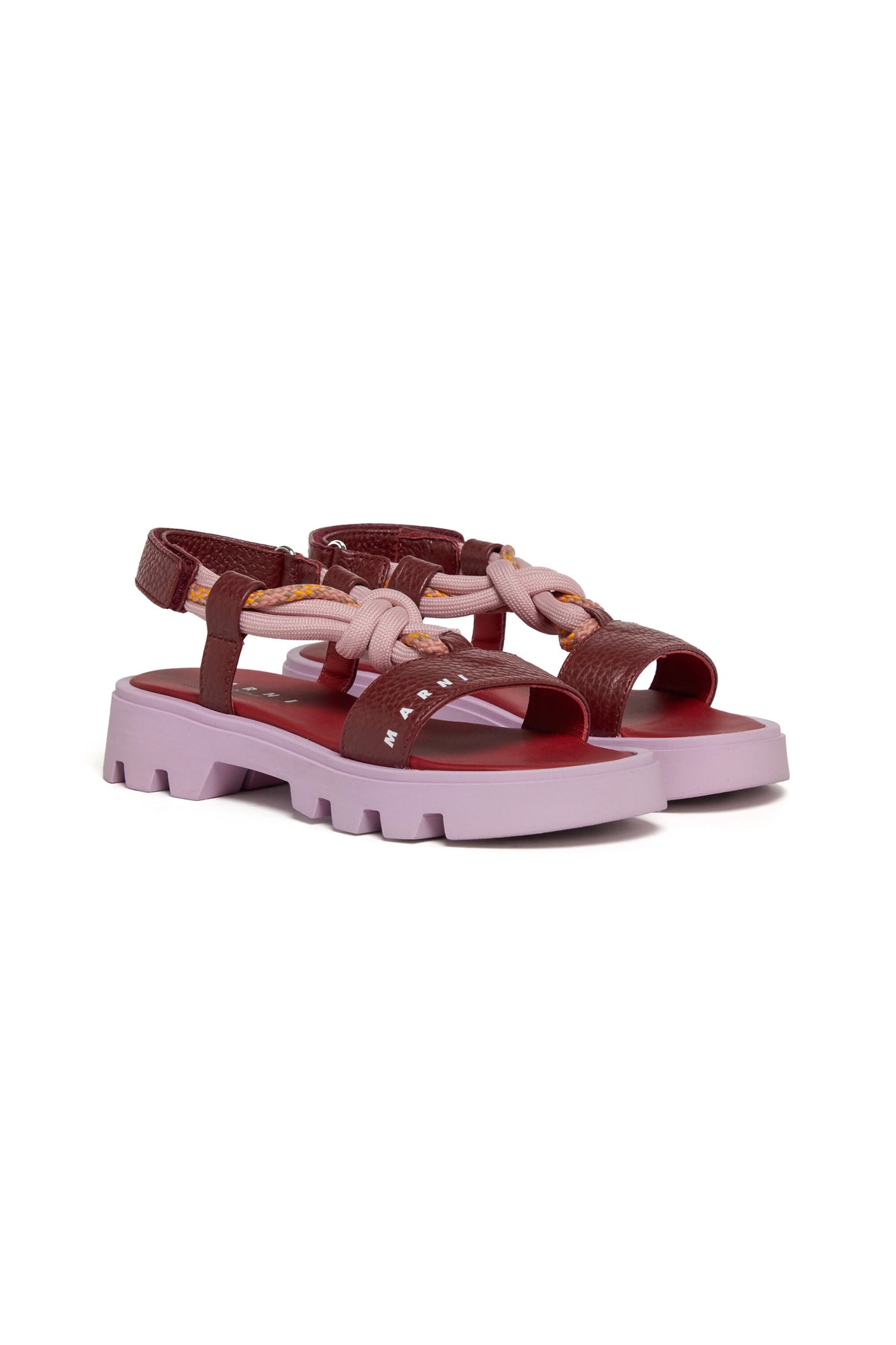 Sandalias con logo