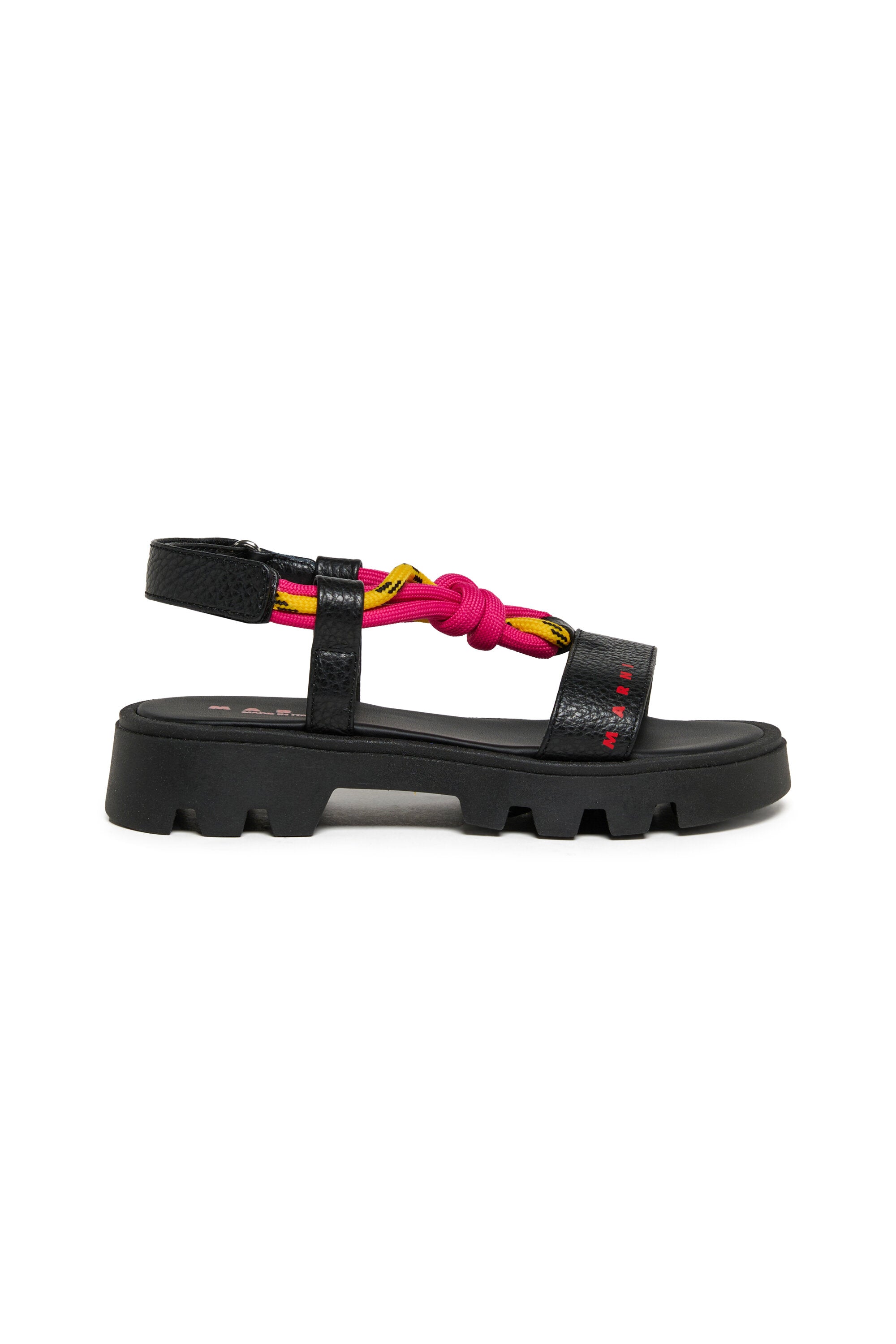 Sandalias con logo