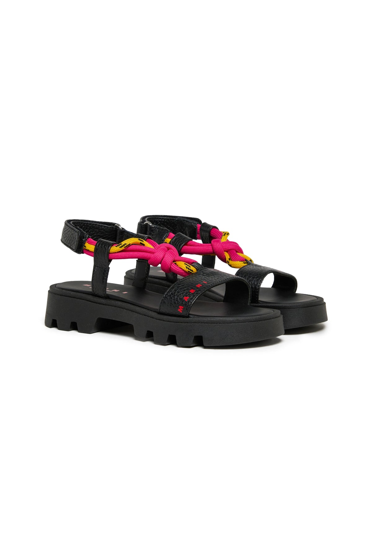 Sandals with logo