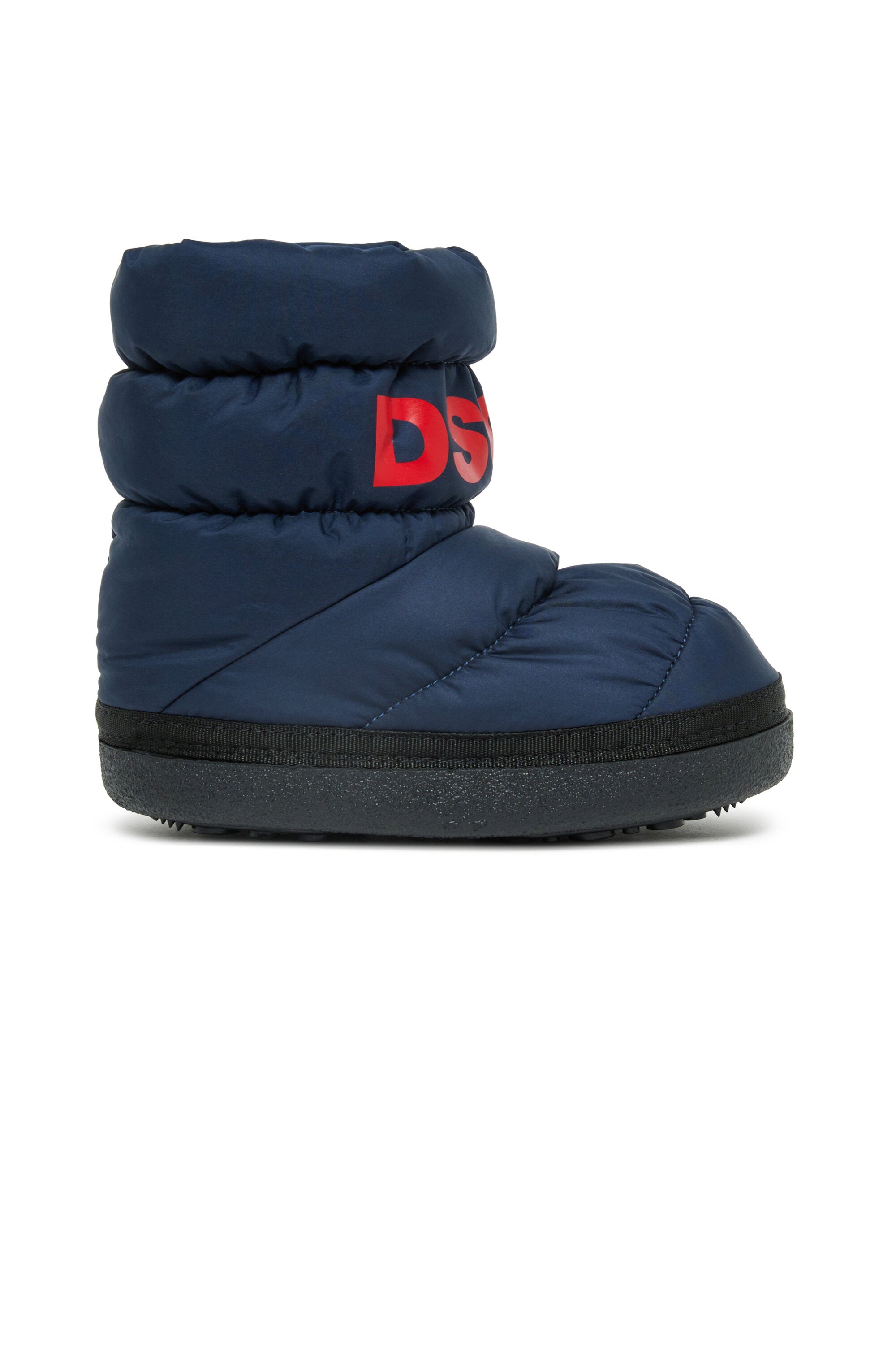 Padded snow boots with logo