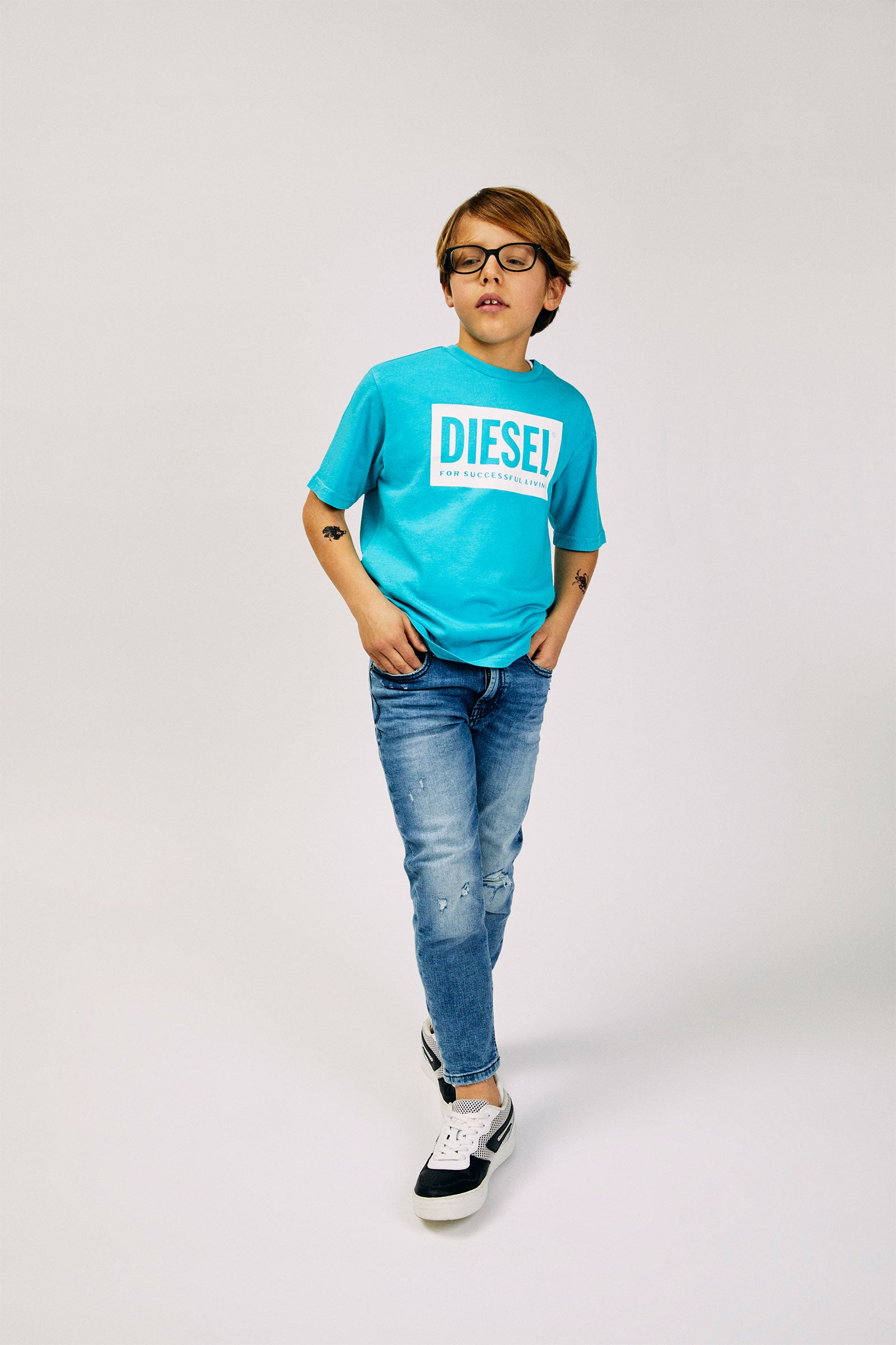 DIESEL t-shirt Blue for boys