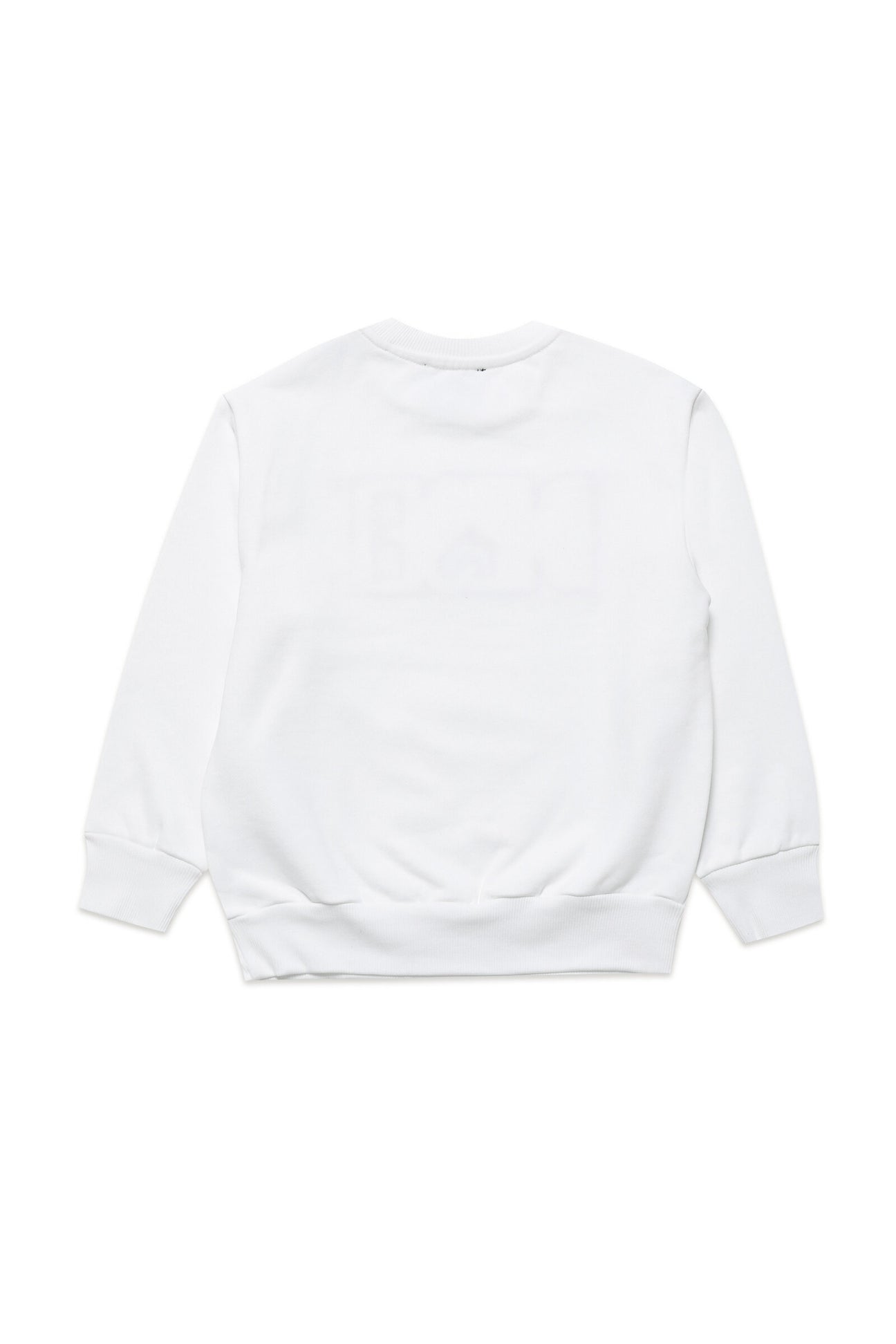 White sweatshirt with Diesel logo applique White sweatshirt with Diesel logo applique