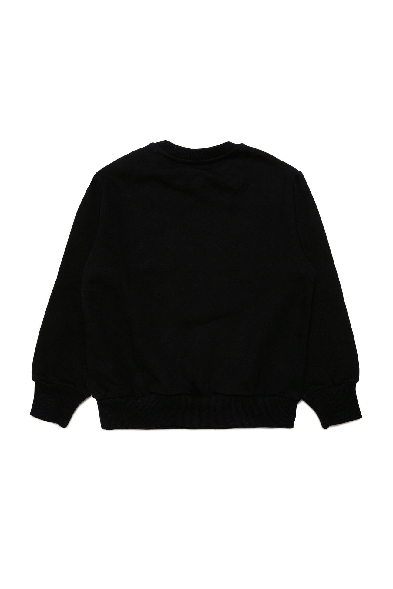 Black sweatshirt with Diesel logo applique Black sweatshirt with Diesel logo applique