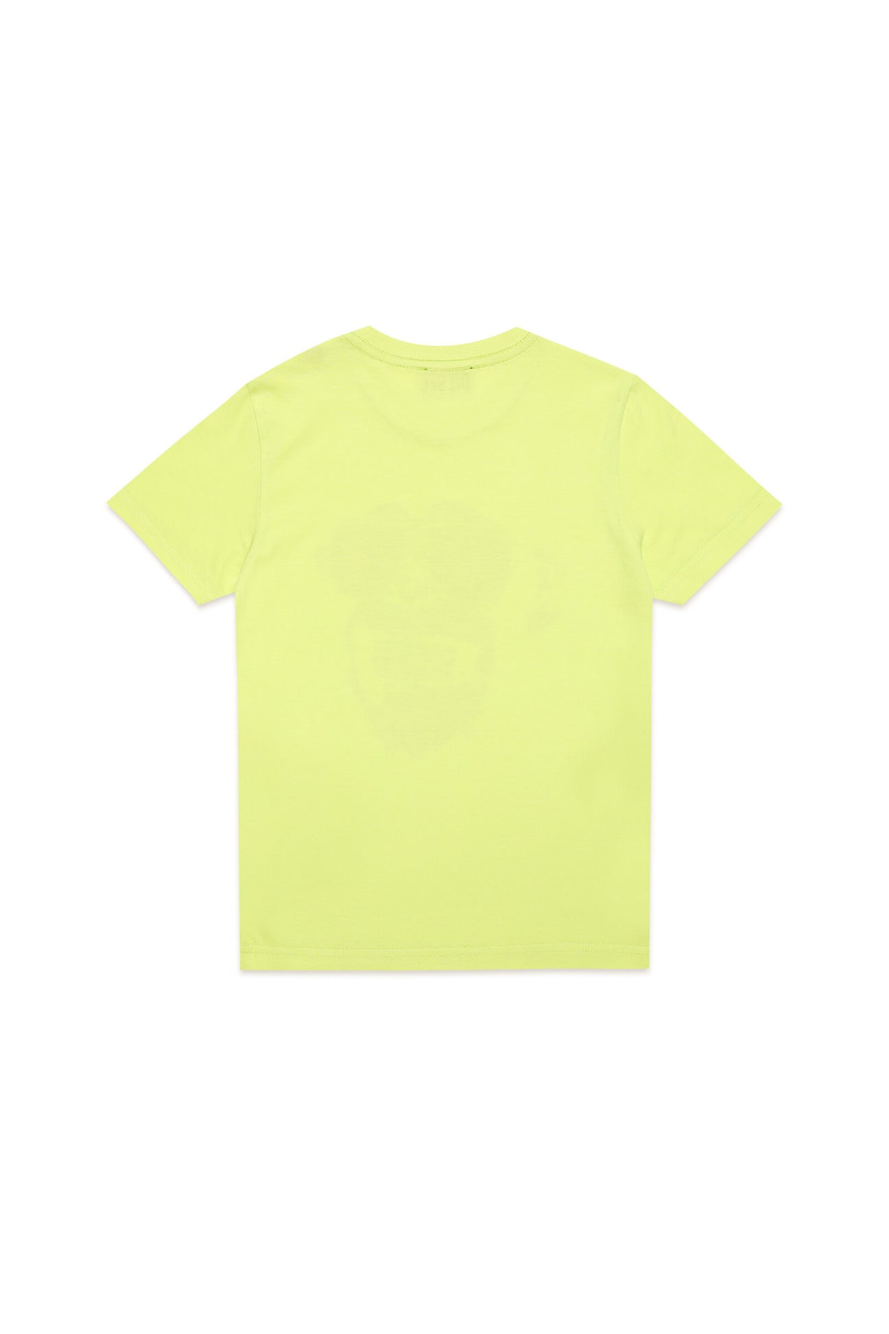 Camiseta amarilla con estampado Monkey de efecto metálico Camiseta amarilla con estampado Monkey de efecto metálico