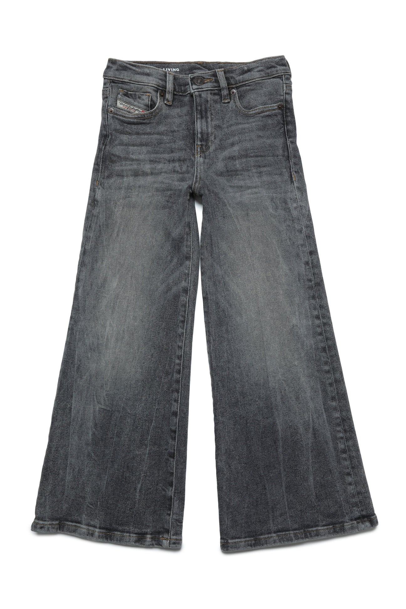 Jeans 1978 flare gray marbled effect 