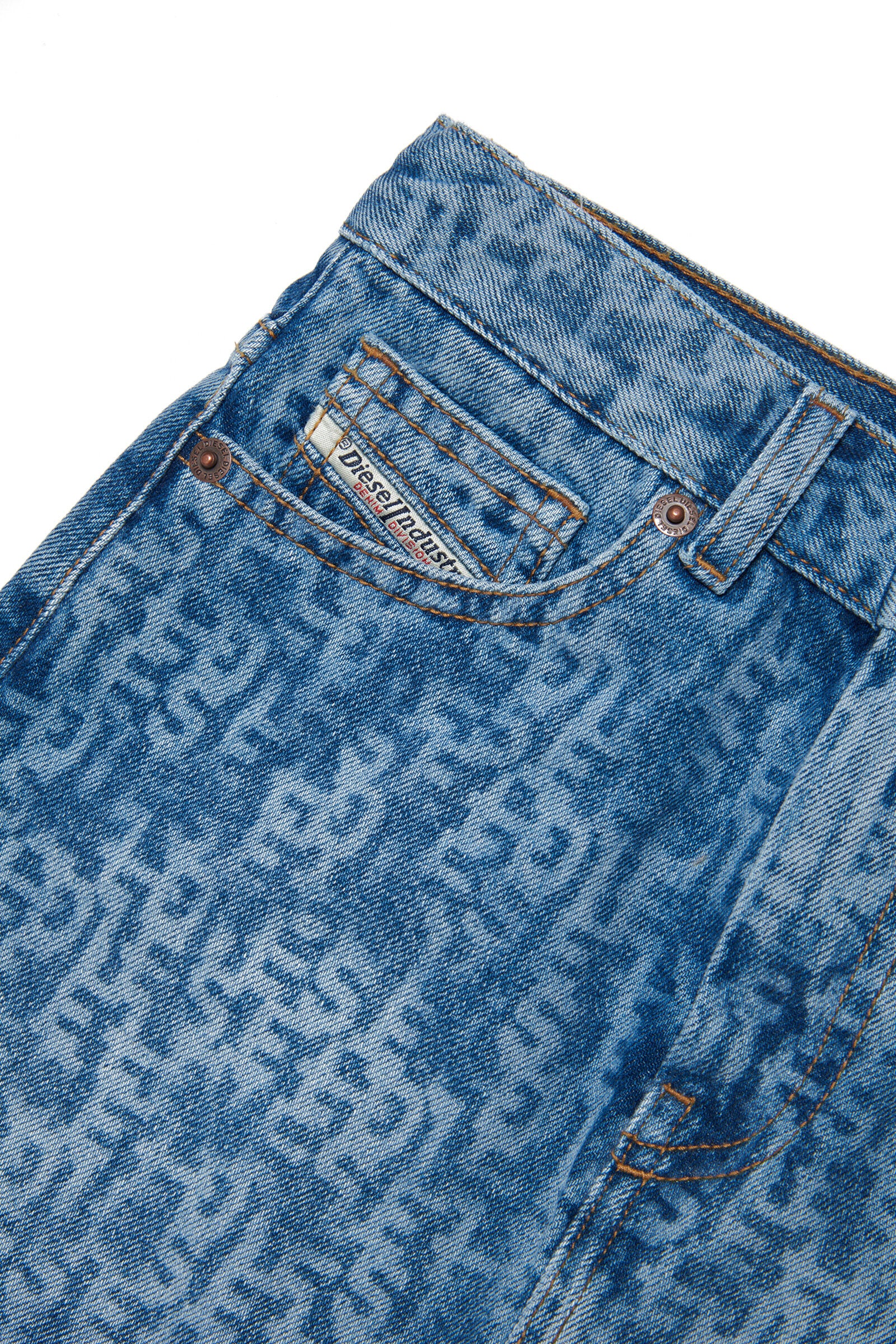 Blue Monogram Denim Skirt