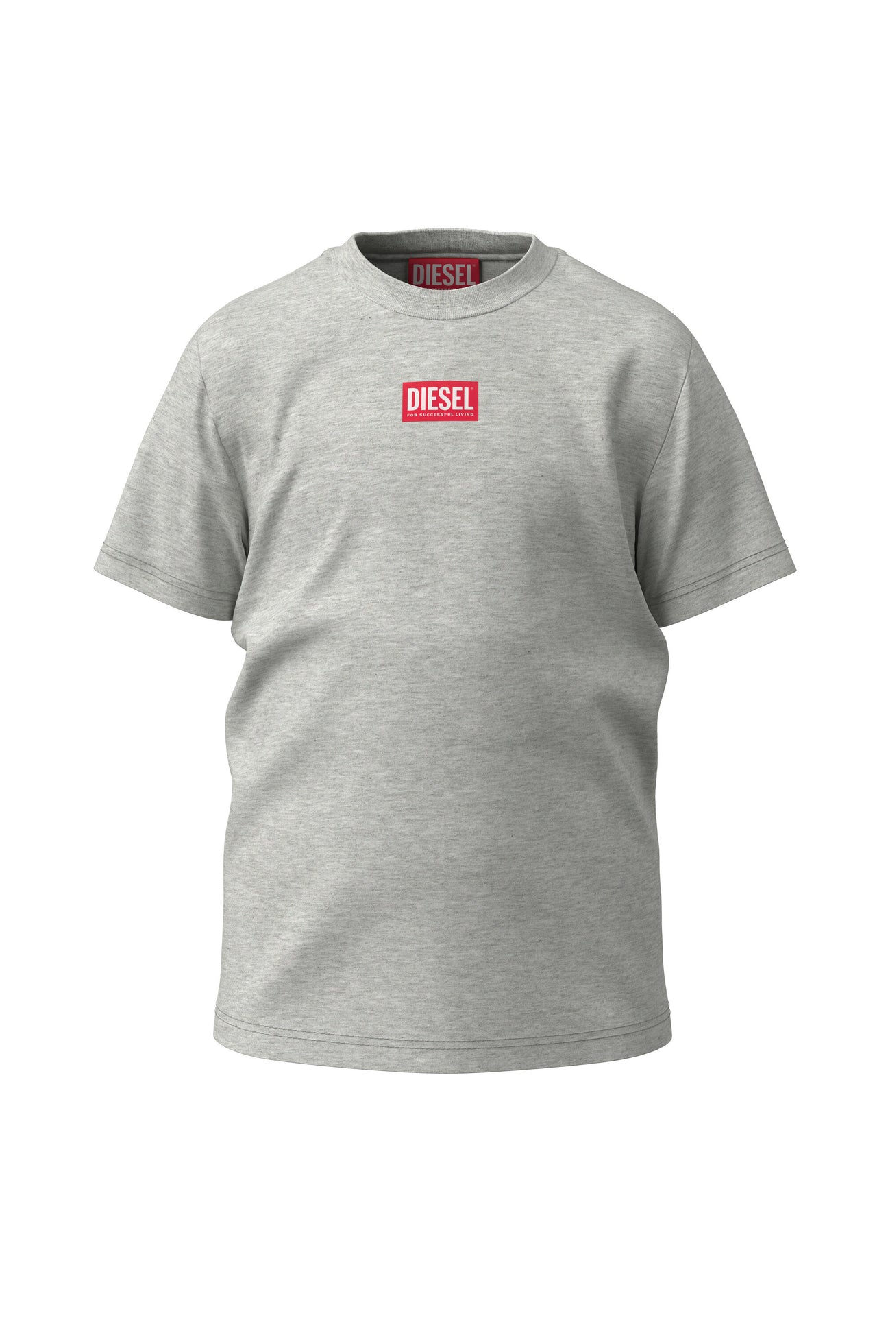 Camiseta gris de ropa interior de jersey con logotipo 