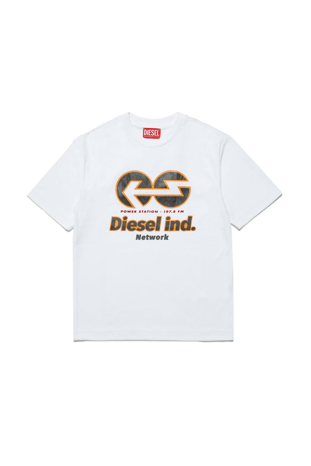 Crew-neck jersey T-shirt with graphics