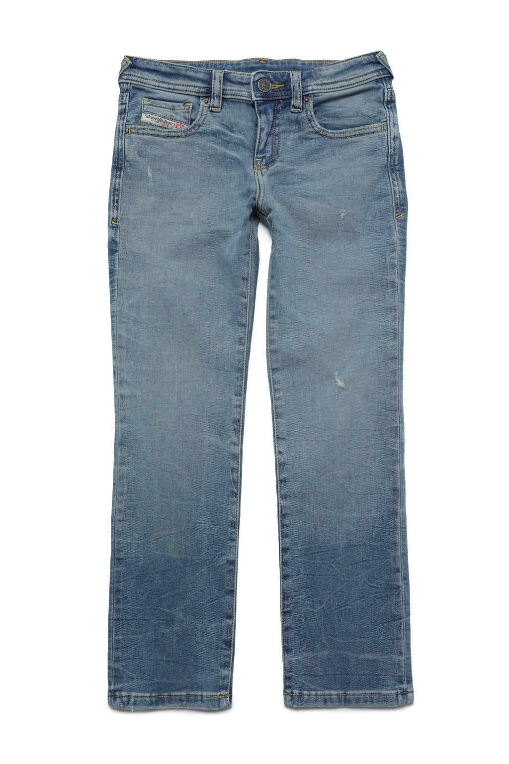 JoggJeans® 2002 straight light blue with abrasions
