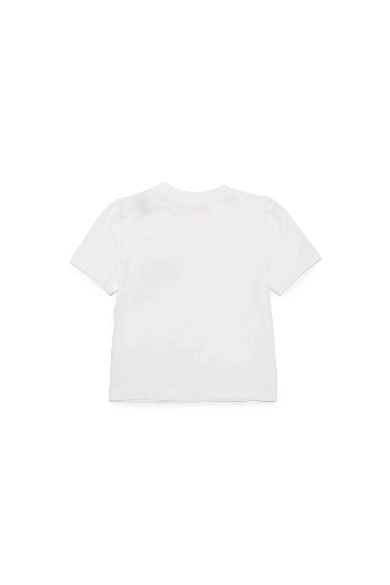 Crew-neck jersey T-shirt with rosette Crew-neck jersey T-shirt with rosette