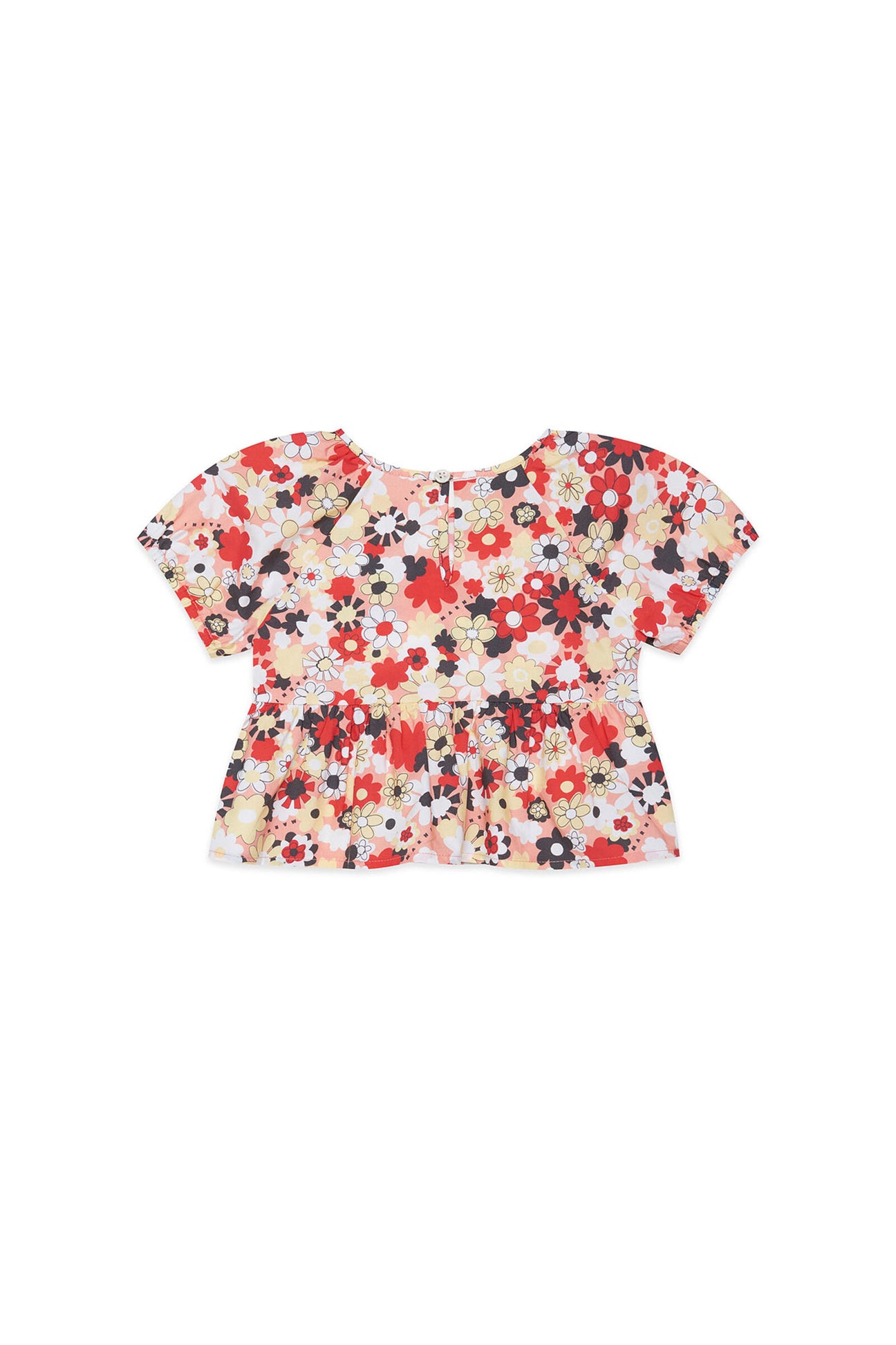 Shirt in poplin with allover flowers pattern Shirt in poplin with allover flowers pattern