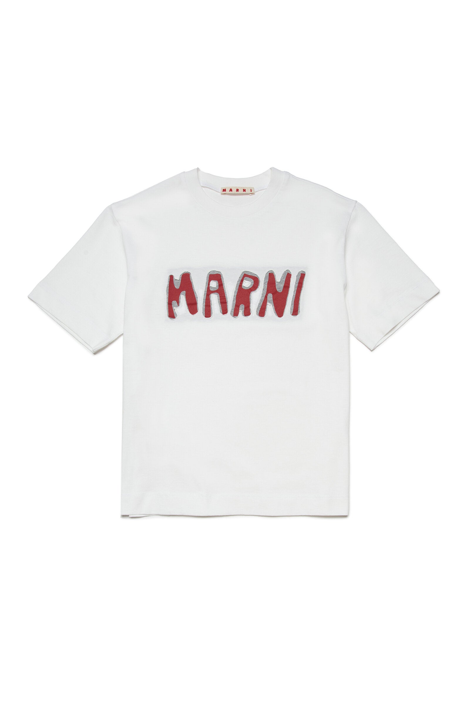 Crew-neck jersey t-shirt with logo