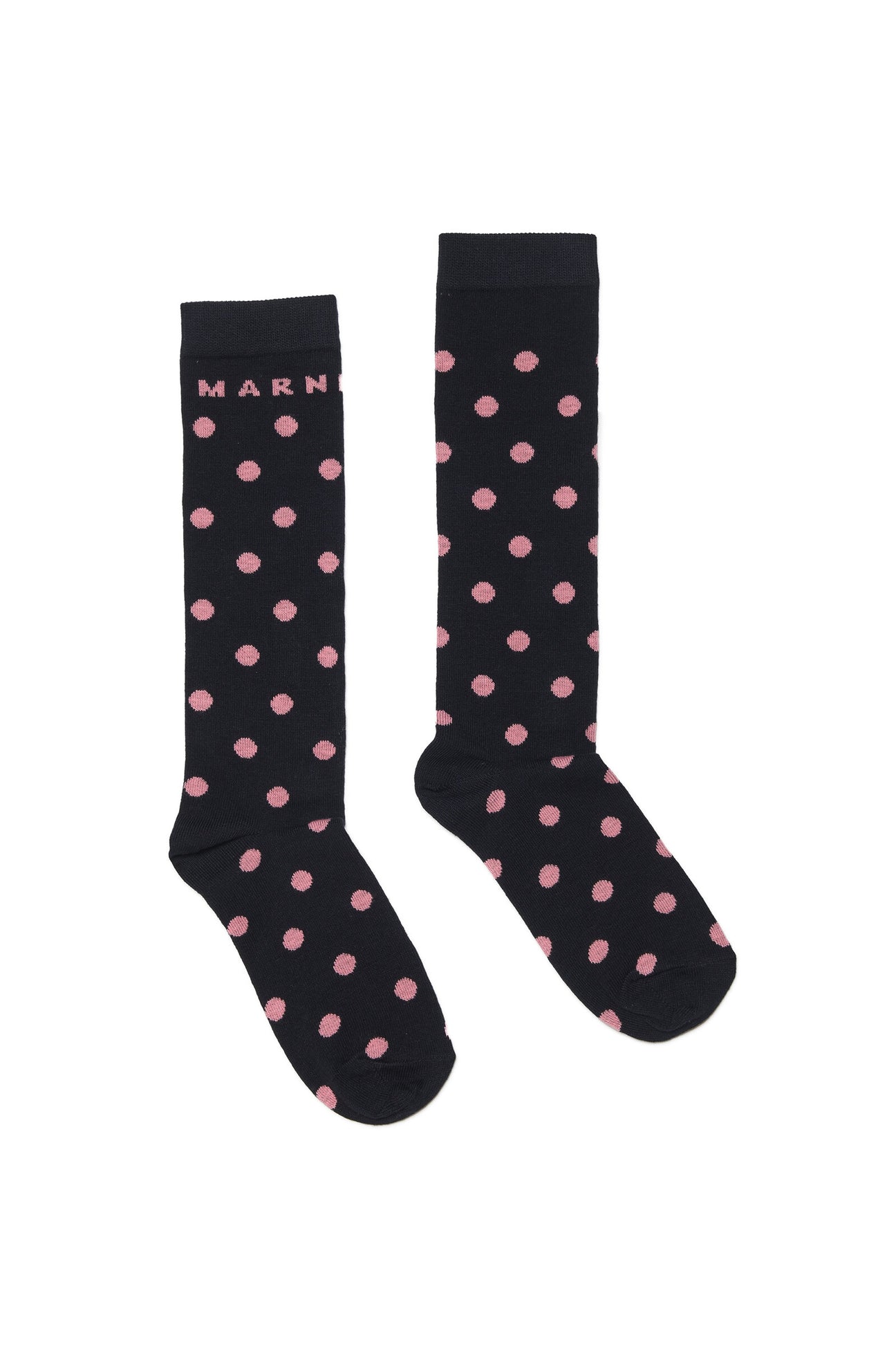 Dots allover pattern cotton socks 