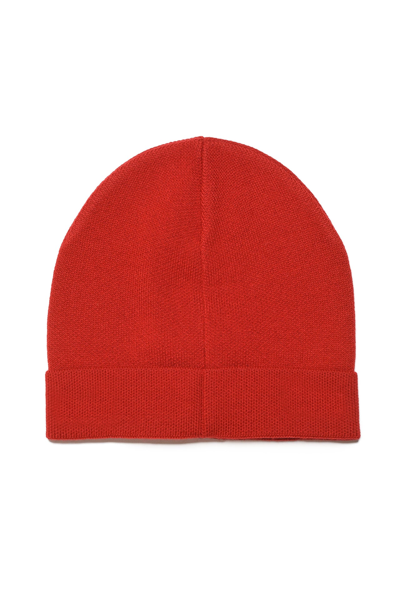 Wool-blend beanie cap with inlaid logo Wool-blend beanie cap with inlaid logo