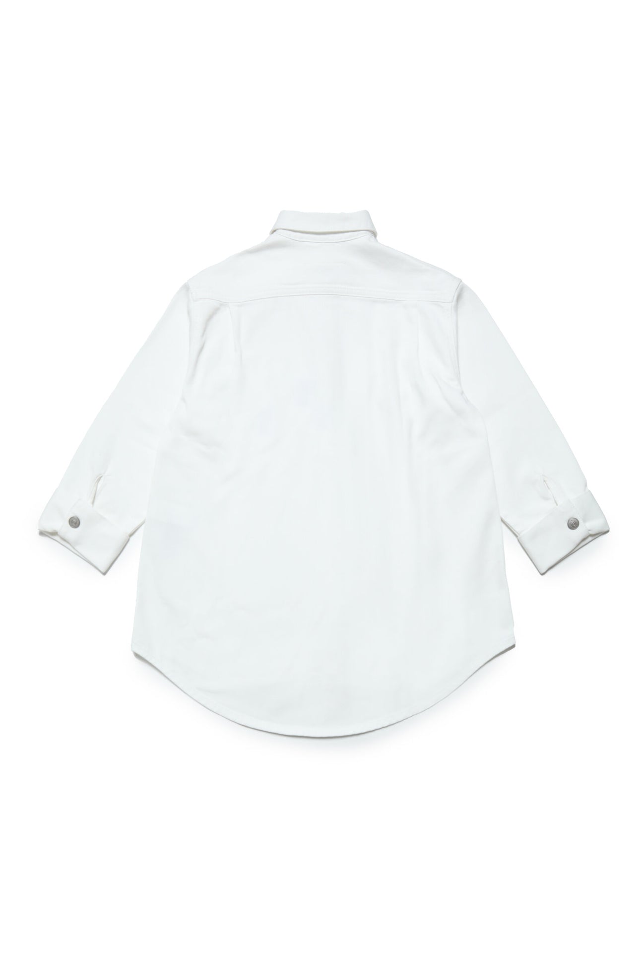 &quot;A-shape&quot; cotton shirt dress with logo &quot;A-shape&quot; cotton shirt dress with logo
