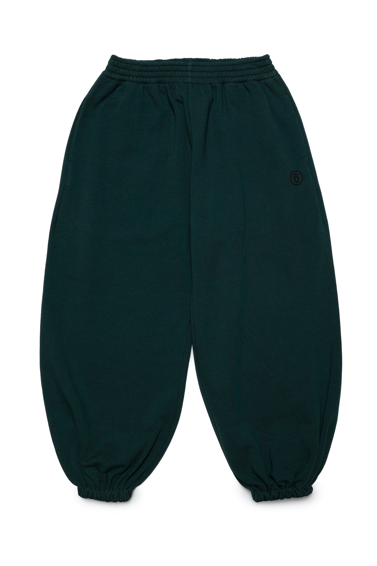 Jogger pants in fleece with logo 