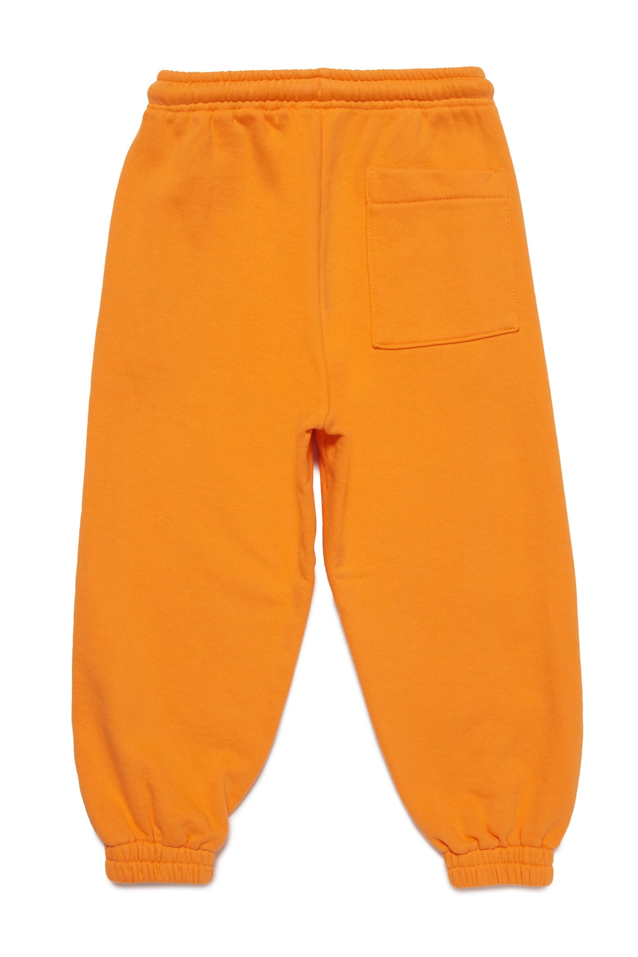 Deadstock orange plush jogger trousers with vertical logo Deadstock orange plush jogger trousers with vertical logo